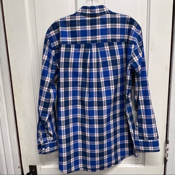 Pendleton classic button down plaid shirt men's large has button down collar - Picture 3 of 4